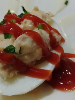 Una foto de Huevos rellenos de atún
