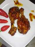 Pollo caramelizado al ají topito de la casa