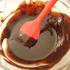 A picture of Chocolate ganache #4WeeksChallenge.