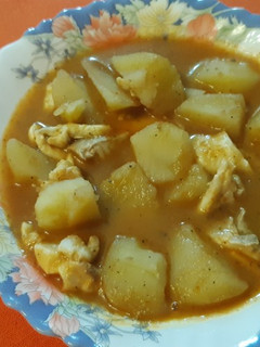Una foto de Sopa simple de pescado