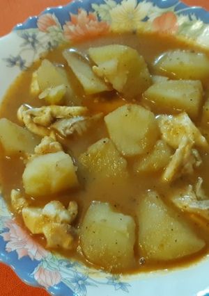 Una foto de Sopa simple de pescado