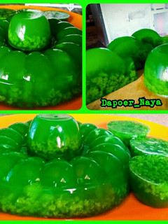 Foto resep Puding Lumut Hijau Daun Pandan