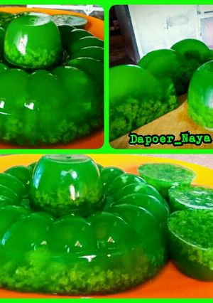 Foto resep Puding Lumut Hijau Daun Pandan