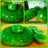 Puding Lumut Hijau Daun Pandan