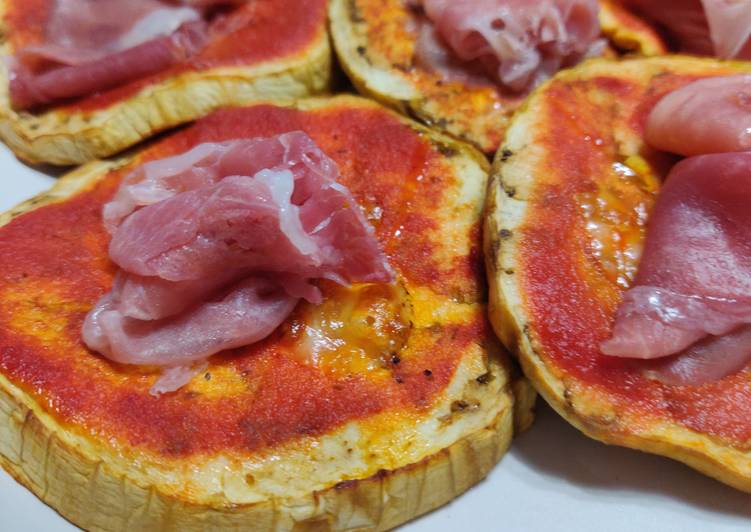 Pizzette di melanzane