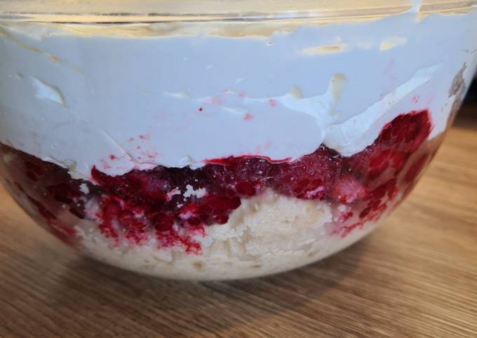 Raspberry Cider Trifle