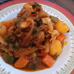 A picture of Catfish soup.