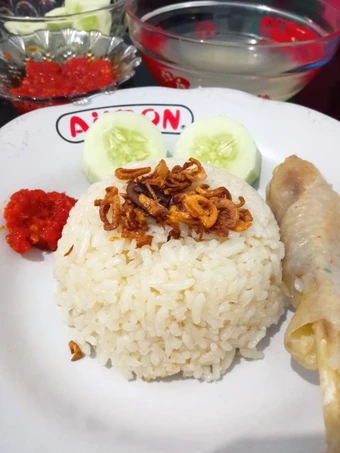 Cara Mudah Membikin Resep Hainan chicken rice (rice cooker) yang Bikin Ngiler Anti Ribet, Uenak Banget