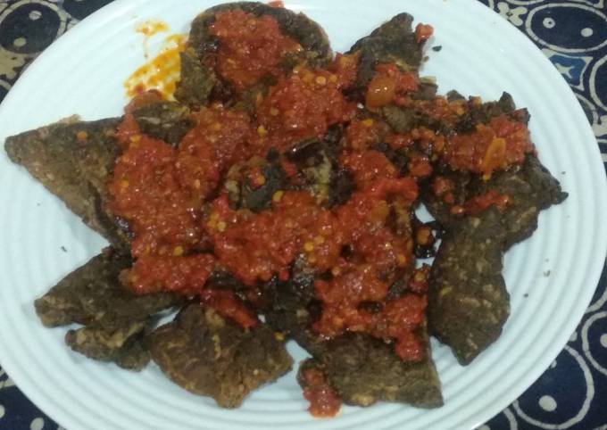 Cara Membuat Dendeng paru lamak bana Menu Enak Dan Mudah Dibuat