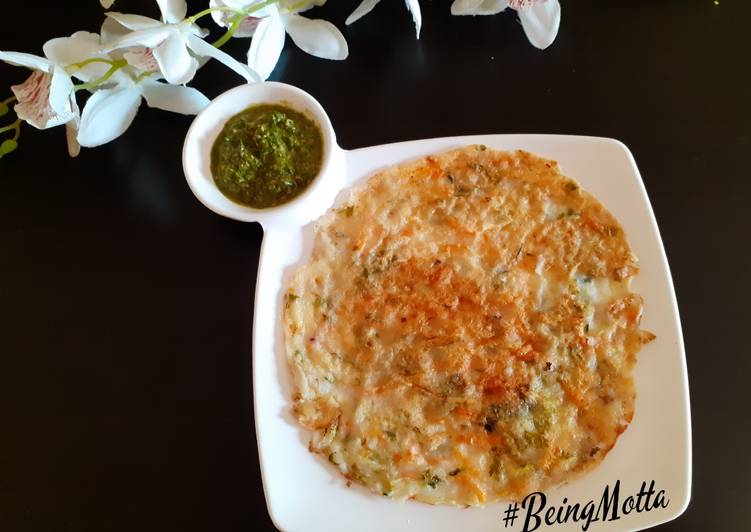 Recipe of Ultimate Carrot Zucchini Rice Chilla