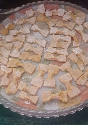 Una foto de Pasta elaborada con legumbres