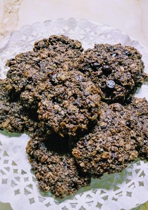 Una foto de Galletas de avena con chocolate, sin harina