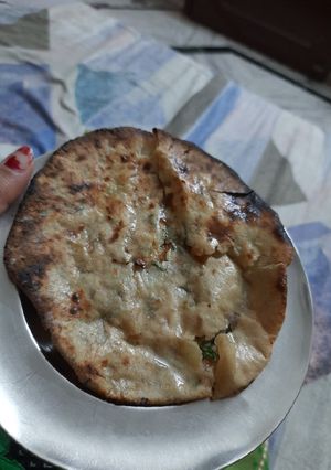 A picture of Tandoori aloo roti.