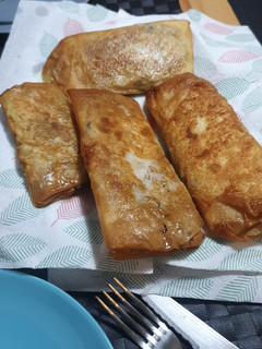 Una foto de Rollitos de primavera