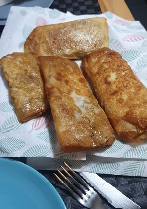 Una foto de Rollitos de primavera