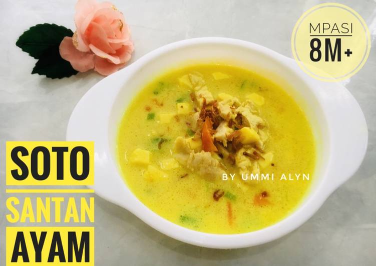 Cara Gampang Membuat Mpasi 8m+ soto santan ayam Yang Bikin Ngiler