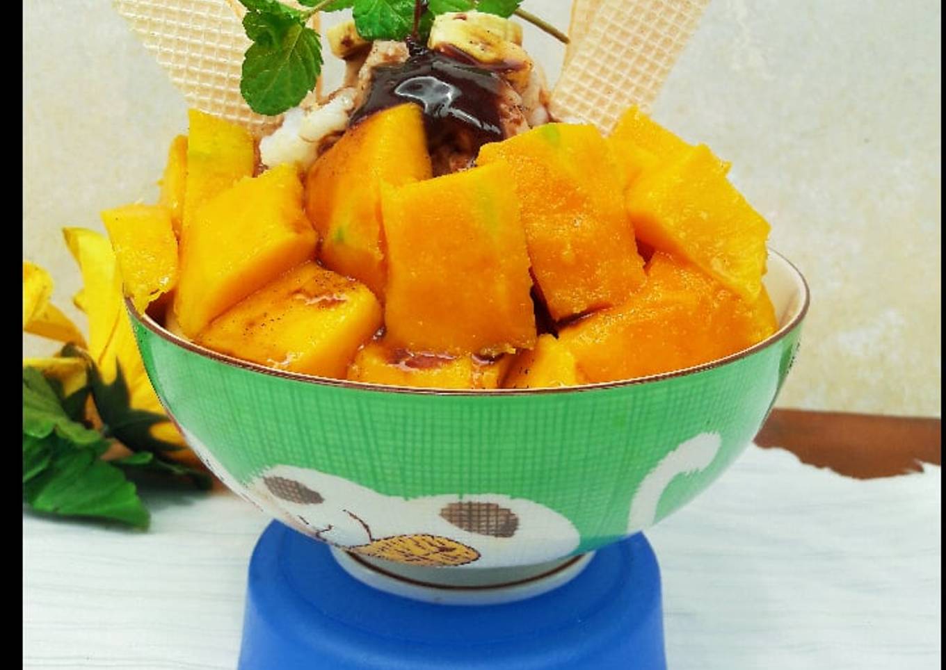 Mango Bingsoo (빙수) Snowflake