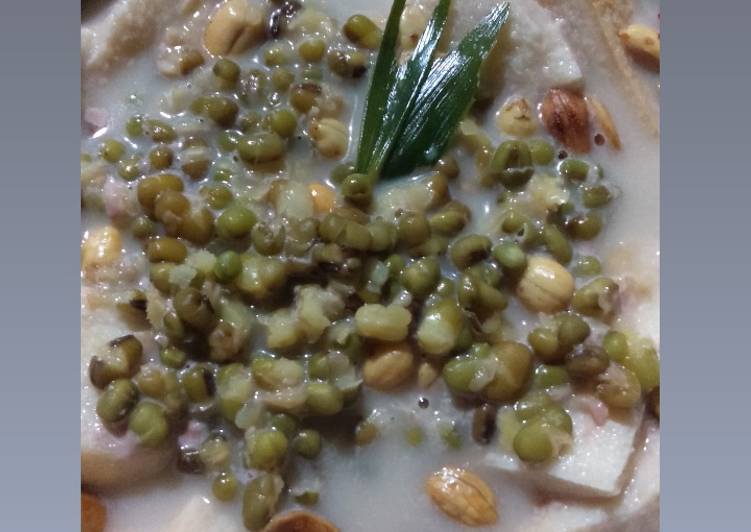 Resep Cemoe (isi kacang tanah, kacang hijau dan roti tawar) Anti Gagal