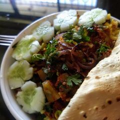 A picture of Cucumber biriyani.