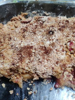Una foto de Crumble de frutas (con membrillos)