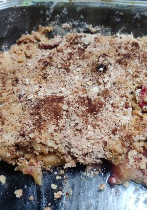 Una foto de Crumble de frutas (con membrillos)