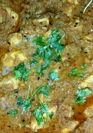 A picture of Boneless Chicken gravy.