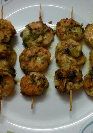 A picture of Barbeque prawn.