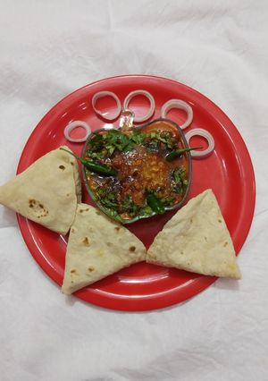 A picture of Moong dal ka tarka.