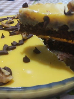 Una foto de Torta postre chococrema
