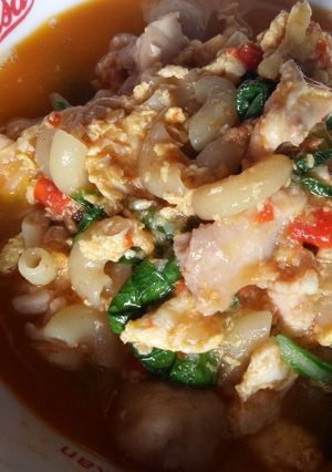 Foto resep Seblak makaroni pedas