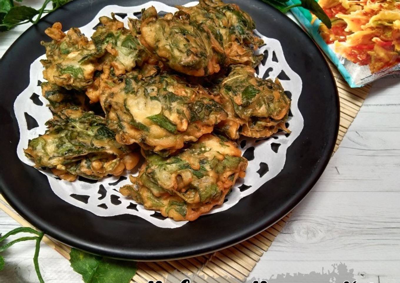Resep 457.Bakwan Bayam Kobe yang Enak
