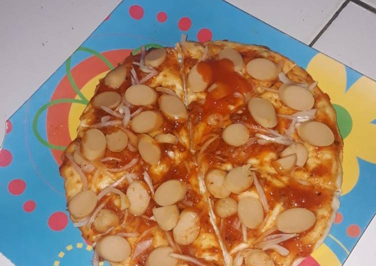Resep Pizza teflon homemade yang Enak