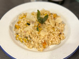 Roast pumpkin and sage risotto