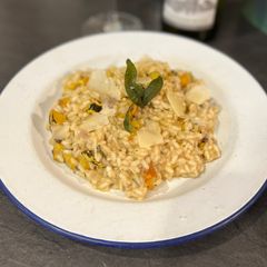 A picture of Roast pumpkin and sage risotto.