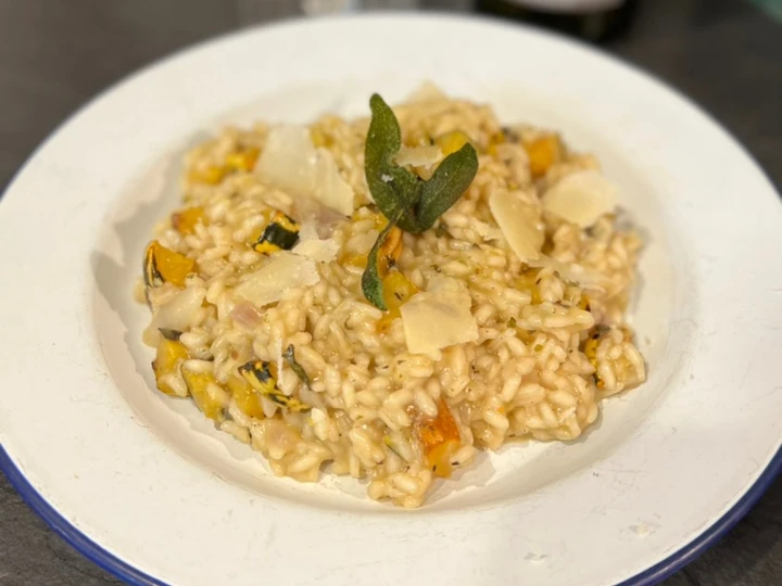 Easy Steps Prepare|Recipe} Roast pumpkin and sage risotto Anti-Fail
