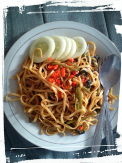 Foto resep Mie tektek kangkung