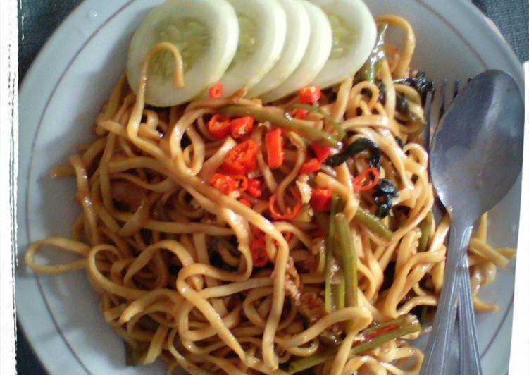 Resep Mie tektek kangkung, Bikin Ngiler