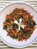 Red cabbage salad - A Thai salad