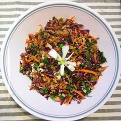 A picture of Red cabbage salad - A Thai salad.