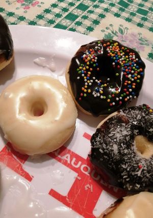 Una foto de Donas al horno en amasadora Recco