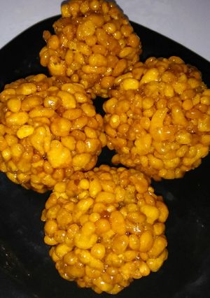 A picture of Mugiya ladoo.