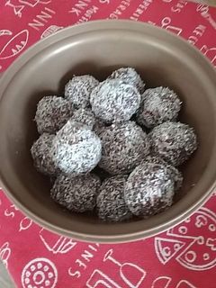 صورة لوصفة كرات جوز الهند