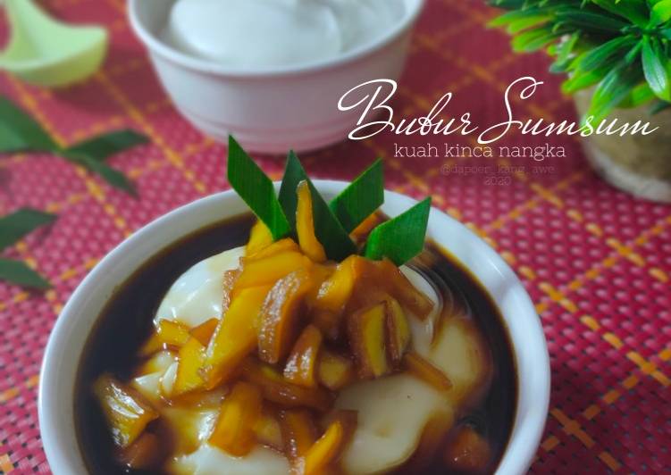 Bubur sumsum kuah kinca nangka