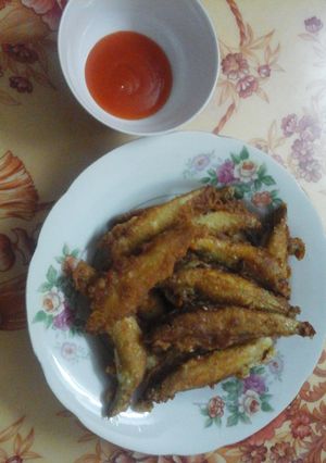 Hình của món Cá đục chiên giòn.