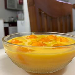 A picture of Mango custard.