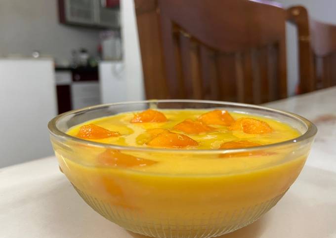 Mango custard