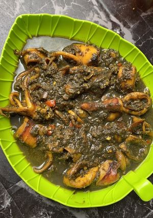 Foto resep Cumi tinta hitam