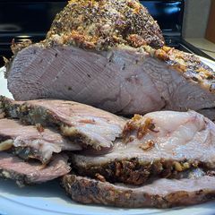 A picture of Easter 🐣 Boneless Leg of Lamb 🐑.