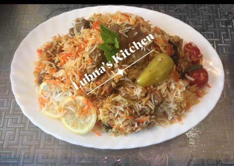 Recipe of Favorite LAMB BIRYANI: