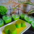 Puding Karamel Pandan Tanpa Telur